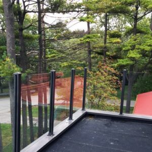 glass railings for decks