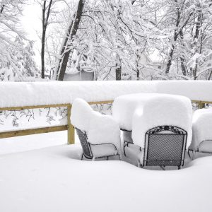 Decks in winter