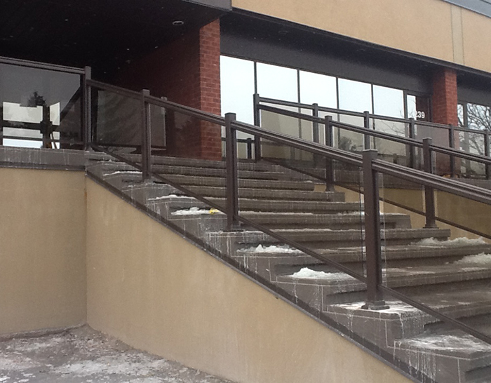 CPL Aluminum Railings & Glass (commercial glass railing ) 3