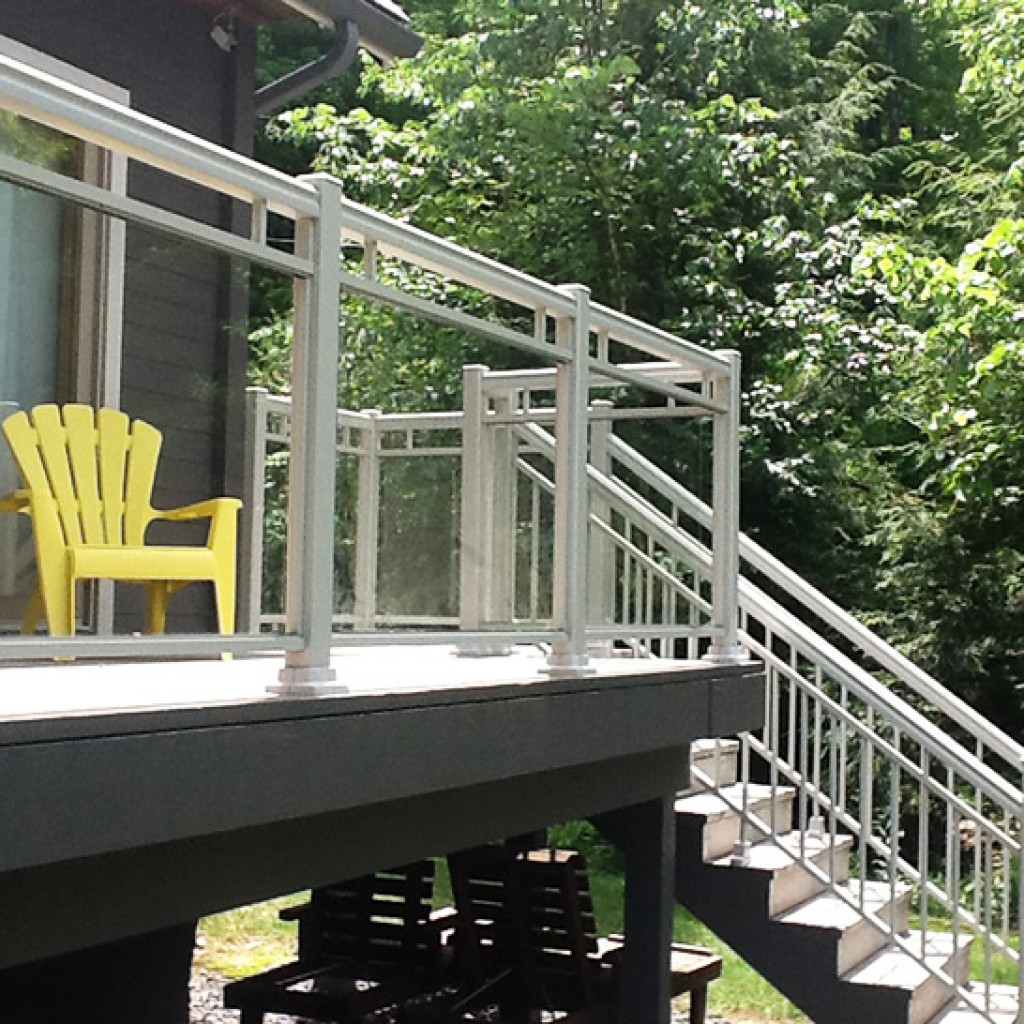 Aluminum Glass Railings